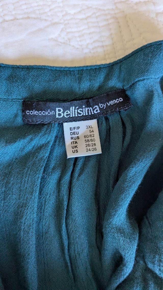 Camiseta bordada Belisima talla 3XL