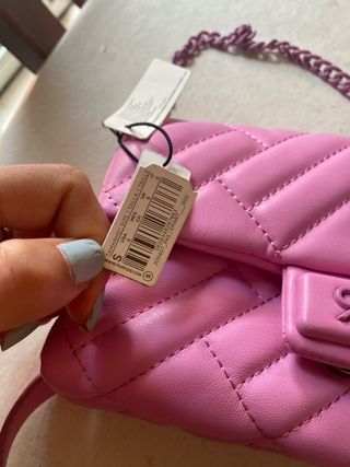 Bolso Parfois rosa acolchado