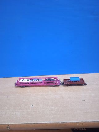 Vagones transporte vehículos escala N bonito