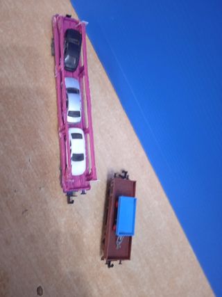 Vagones transporte vehículos escala N bonito