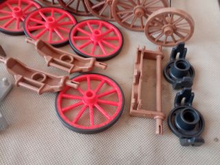 Lote Accesorios Carretas Playmobil