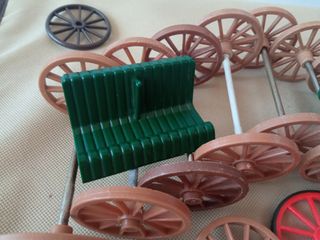Lote Accesorios Carretas Playmobil