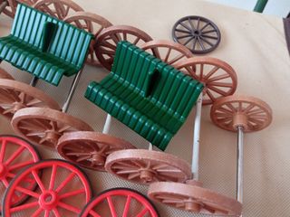 Lote Accesorios Carretas Playmobil