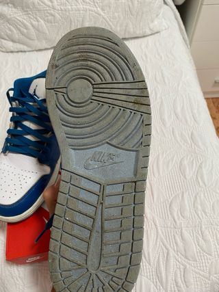 Zapatillas Nike Air Jordan 1 Low Azul Blanco
