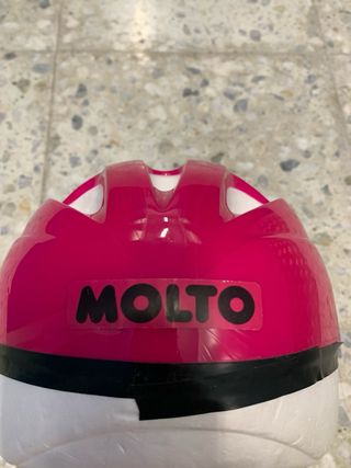 Bicicleta de equilibrio Chicco rosa + casco MOLTO