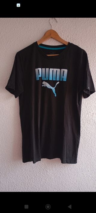 Camiseta Puma Talla M Negra Unisex