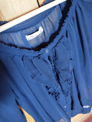 Blusa Hollister Azul