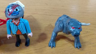 Playmobil Cazafantasmas, Carrito Hot Dogs y Figura