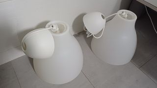 2 Lámparas de Techo Blancas