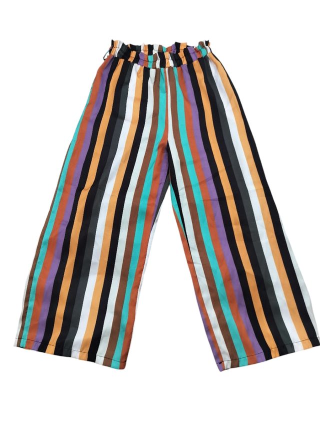 Pantaloni palazzo Miletea righe verticali