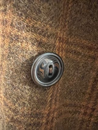 Cappotto Stefanel a quadri marrone