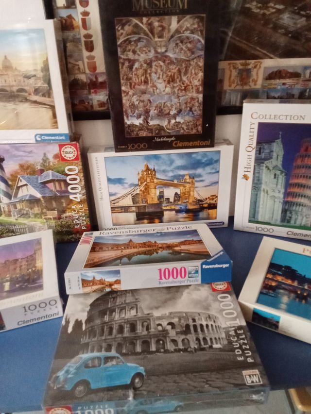 Lote 9 puzzles sin estrenar.