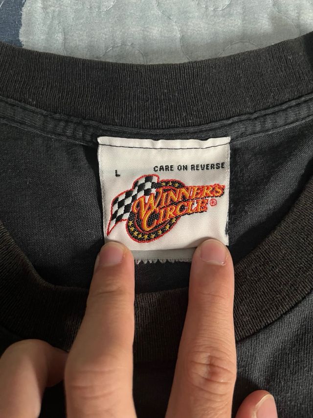 Camiseta Vintage NASCAR Negra