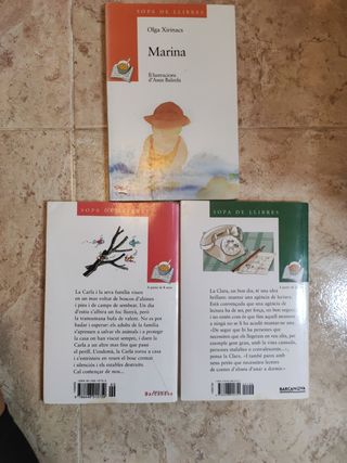 Tres llibres de sopa de llibres