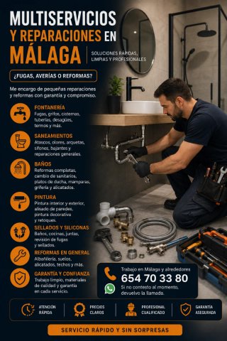 fontanero, electricista,albalñil