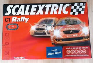 Scalextric C1 Rally Coches Citroën C2 vs Ford Fies