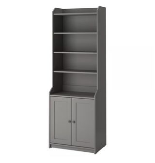 Escritorio y Armario Ikea Gris Metálico