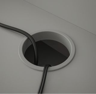 Escritorio y Armario Ikea Gris Metálico