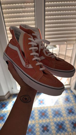 Vans Caña Alta Naranja