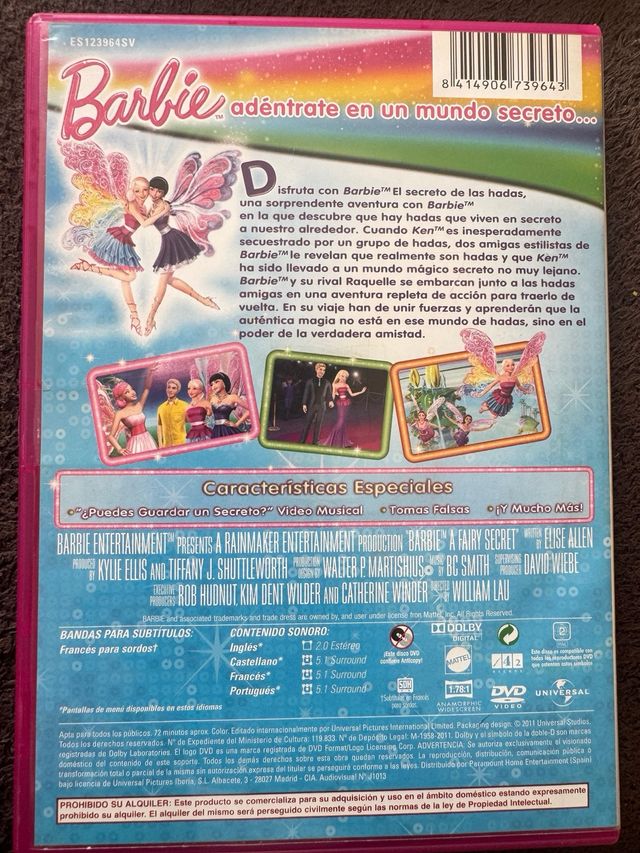 Barbie: El Secreto de las Hadas DVD