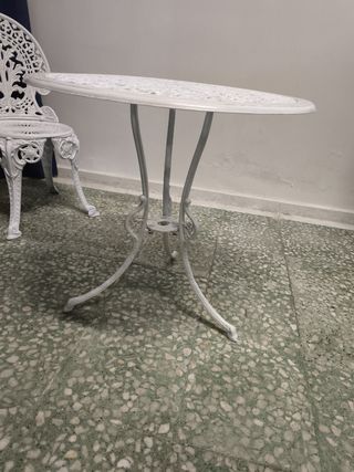 Mesa y Sillas Jardín hierro forjado vdv2864