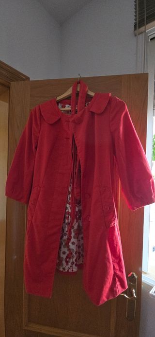 Abrigo rojo H&M Talla 36