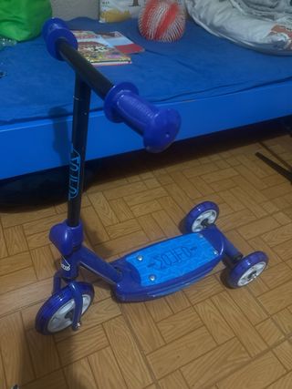 Patinete infantil 3 ruedas azul