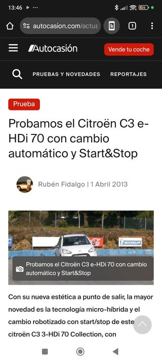 caja de  cambio automático robotizado CMP c3 2012