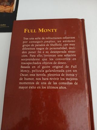 Libro de Full Monty y Casino precio 5 € cada uno.