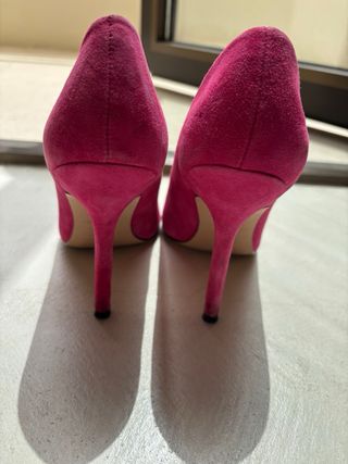 Zapatos Zara Woman Fucsia Talla 38