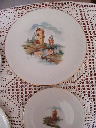 Servizio Piatti Vintage servizio  Per dessert