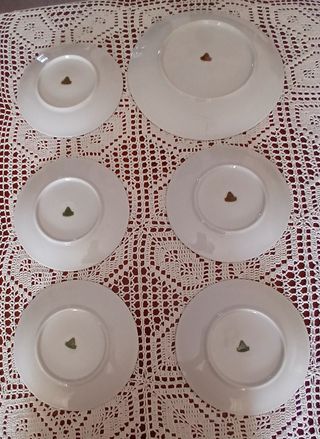 Servizio Piatti Vintage servizio  Per dessert