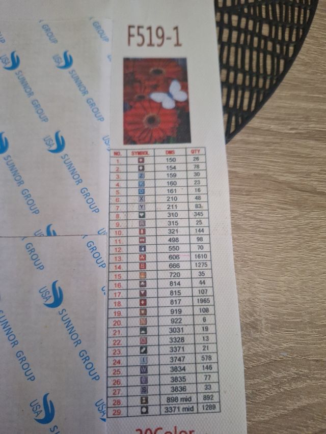 Kit Pintura Diamante F519-1 Mariposas Flores