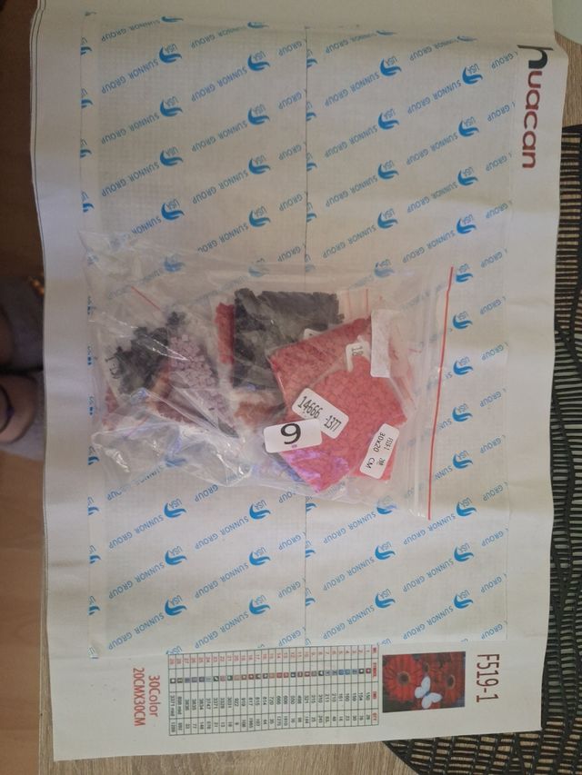 Kit Pintura Diamante F519-1 Mariposas Flores