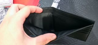 Cartera Emporio Armani Negra Original