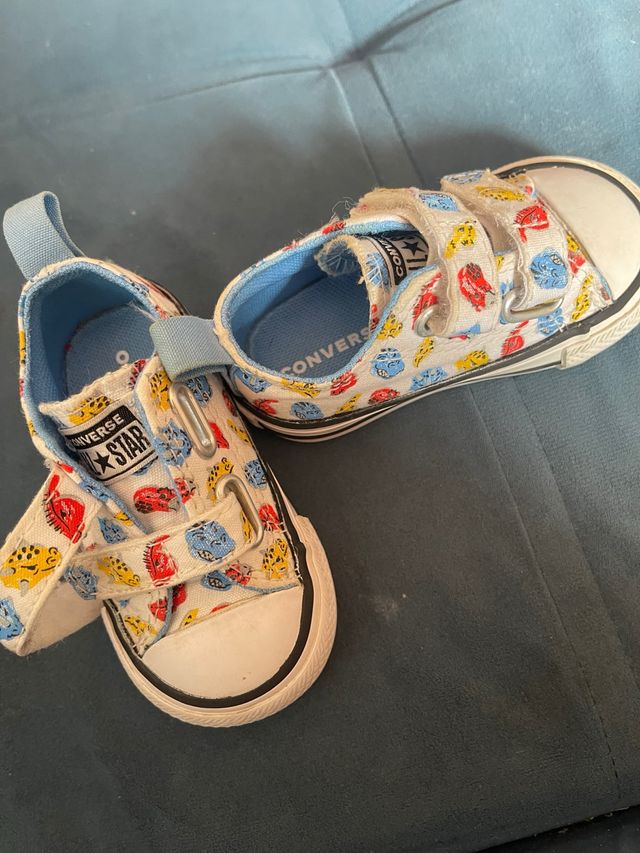 Auto timbrate originali per bambini Converse