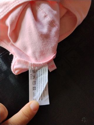 Maillot ballet niña rosa 6 años