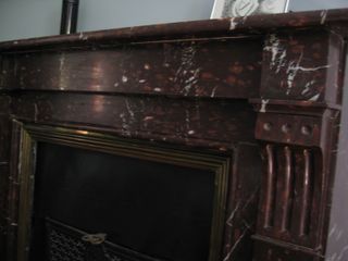 Chimenea de mármol antigua