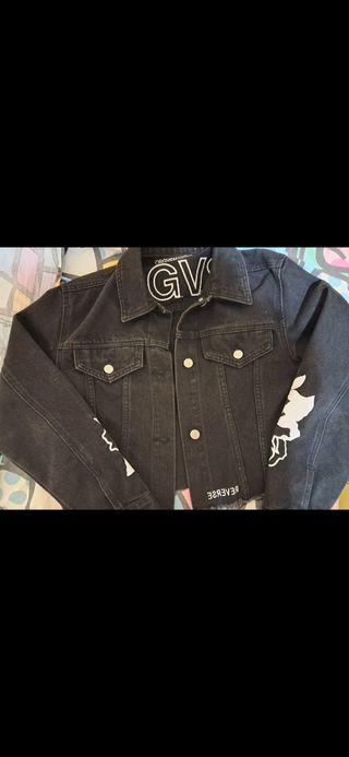 Giacca di jeans nera ORGVSM