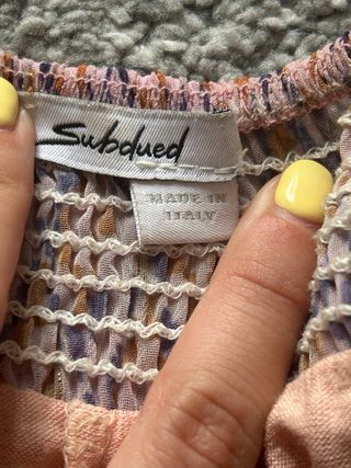 Falda pantalón rosa con estampado