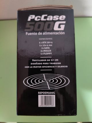 Fuente Alimentación PcCase 500G