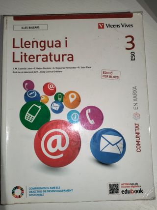 Llibre LLENGUA I LITERATURA 3 IB