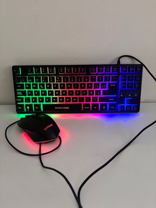 Teclado y Ratón Gamingxtrust Negro