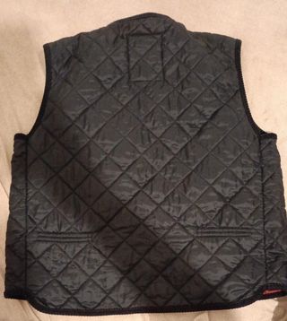Gilet uomo trapuntato nero