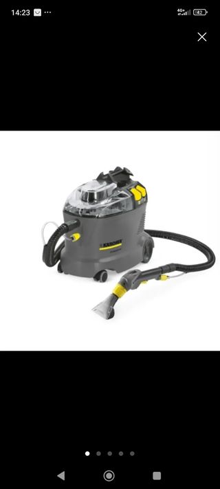 Alquiler maquina limpieza tapicerías Karcher puzzi