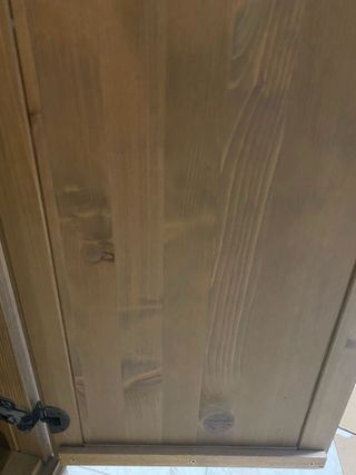 Vitrina madera Ikea estilo rústico 
