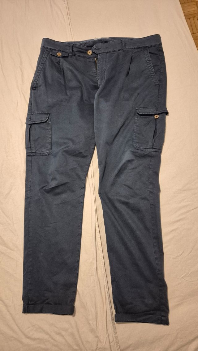 Pantalón Cargo Azul Marino Sohan
