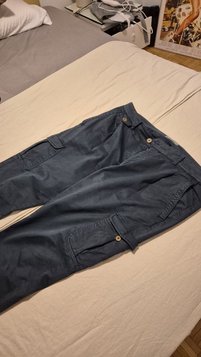 Pantalón Cargo Azul Marino Sohan