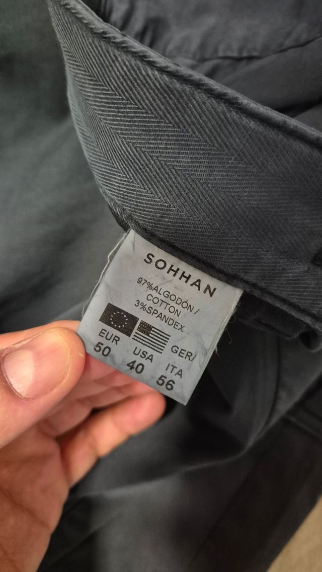 Pantalón Cargo Azul Marino Sohan