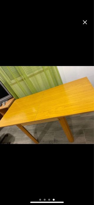 Mesa extensible madera 90x90 a 180